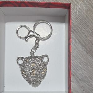 Silver Panther Key Holder Or Bag Charm